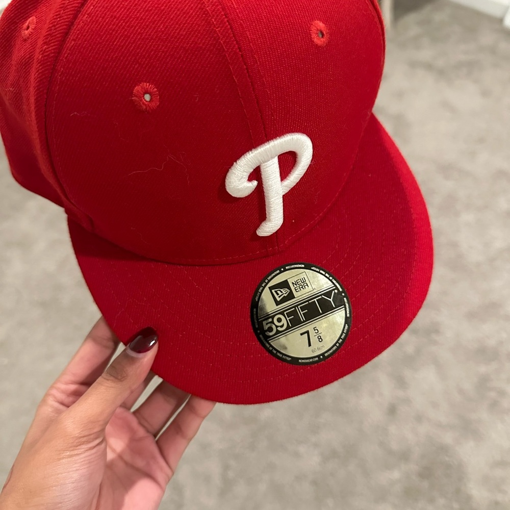 red philly hat 7 5/8 - Picture 2 of 8